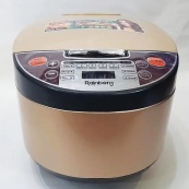 Мультиварка Rainberg RB-6207 З Фритюрницею, 12 Програм, скороварка пароварка мультиварка. Колір бежевий. Зображення №3