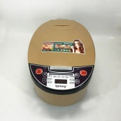 Мультиварка Rainberg RB-6207 З Фритюрницею, 12 Програм, скороварка пароварка мультиварка. Колір бежевий. Зображення №5