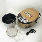 Мультиварка Rainberg RB-6207 З Фритюрницею, 12 Програм, скороварка пароварка мультиварка. Колір бежевий. Зображення №12