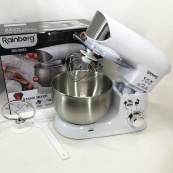 Електричний планетарний міксер тістоміс Rainberg RB-8083 3200 Вт з насадками. Колір: білий. Зображення №2