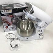 Електричний планетарний міксер тістоміс Rainberg RB-8083 3200 Вт з насадками. Колір: білий. Зображення №5