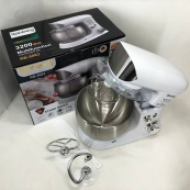 Електричний планетарний міксер тістоміс Rainberg RB-8083 3200 Вт з насадками. Колір: білий. Зображення №6