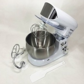 Електричний планетарний міксер тістоміс Rainberg RB-8083 3200 Вт з насадками. Колір: білий. Зображення №10