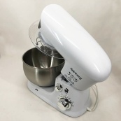 Електричний планетарний міксер тістоміс Rainberg RB-8083 3200 Вт з насадками. Колір: білий. Зображення №14