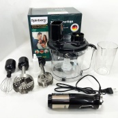 Багатофункціональний занурювальний мульти блендер 4в1 Rainberg RB-2238 подрібнювач 1200 Вт, потужний. Зображення №4