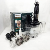 Багатофункціональний занурювальний мульти блендер 4в1 Rainberg RB-2238 подрібнювач 1200 Вт, потужний. Зображення №6