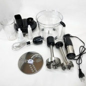 Багатофункціональний занурювальний мульти блендер 4в1 Rainberg RB-2238 подрібнювач 1200 Вт, потужний. Зображення №9