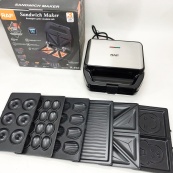 Мультимейкер RAF R.552 – 7 в 1: вафельниця, гриль, сендвічниця, пончики, горіхи, кекси, печиво, 800 Вт. Зображення №8