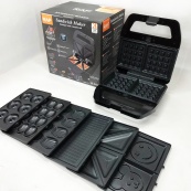 Мультимейкер RAF R.552 – 7 в 1: вафельниця, гриль, сендвічниця, пончики, горіхи, кекси, печиво, 800 Вт. Зображення №11