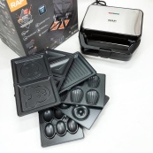 Мультимейкер RAF R.552 – 7 в 1: вафельниця, гриль, сендвічниця, пончики, горіхи, кекси, печиво, 800 Вт. Зображення №22