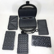 Мультипекарь 6в1 со съемными формами Domotec MS-7706, сендвичница 4в1, домашний гриль для шаурмы. Изображение №2 Мультипекарь 6в1 со съемными формами Domotec MS-7706, сендвичница 4в1, домашний гриль для шаурмы. Изображение №2