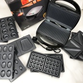 Мультипекарь 6в1 со съемными формами Domotec MS-7706, сендвичница 4в1, домашний гриль для шаурмы. Изображение №8 Мультипекарь 6в1 со съемными формами Domotec MS-7706, сендвичница 4в1, домашний гриль для шаурмы. Изображение №8