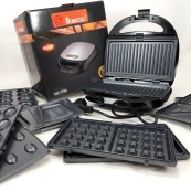 Мультипекарь 6в1 со съемными формами Domotec MS-7706, сендвичница 4в1, домашний гриль для шаурмы. Изображение №9 Мультипекарь 6в1 со съемными формами Domotec MS-7706, сендвичница 4в1, домашний гриль для шаурмы. Изображение №9