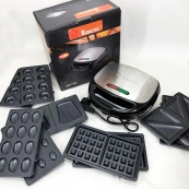 Мультипекарь 6в1 со съемными формами Domotec MS-7706, сендвичница 4в1, домашний гриль для шаурмы. Изображение №11 Мультипекарь 6в1 со съемными формами Domotec MS-7706, сендвичница 4в1, домашний гриль для шаурмы. Изображение №11