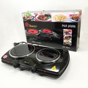 Електрична настільна плита Domotec MS-5852 2 конфорки склокерамічна 1200 Вт. Зображення №5