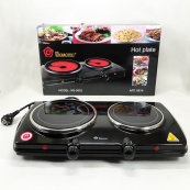 Електрична настільна плита Domotec MS-5852 2 конфорки склокерамічна 1200 Вт. Зображення №6