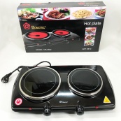 Електрична настільна плита Domotec MS-5852 2 конфорки склокерамічна 1200 Вт. Зображення №7
