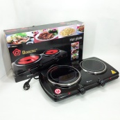 Електрична настільна плита Domotec MS-5852 2 конфорки склокерамічна 1200 Вт. Зображення №11