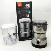 Кавомолка - блендер RAF R.7126 із нержавіючої сталі 300 Вт подрібнювач кавових зерен фруктів. Зображення №2