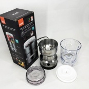 Кавомолка - блендер RAF R.7126 із нержавіючої сталі 300 Вт подрібнювач кавових зерен фруктів. Зображення №13