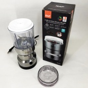 Кавомолка - блендер RAF R.7126 із нержавіючої сталі 300 Вт подрібнювач кавових зерен фруктів. Зображення №16