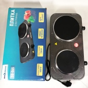 Настільна плита електрична Sea Breeze SB-065 2500 Вт, Електроплита подвійна, двоконфоркова настільна. Зображення №6