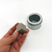 Магнітний конструктор Нео NeoCube Срібло, головоломка Neocube, розвиваюча іграшка магніт. Зображення №8