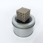 Магнітний конструктор Нео NeoCube Срібло, головоломка Neocube, розвиваюча іграшка магніт. Зображення №9