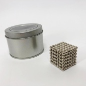Магнітний конструктор Нео NeoCube Срібло, головоломка Neocube, розвиваюча іграшка магніт. Зображення №13