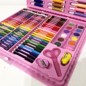 Художній набір валізу для творчості 208 предметів, Набори для юного художника. Колір: рожевий. Зображення №4 Художній набір валізу для творчості 208 предметів, Набори для юного художника. Колір: рожевий. Зображення №4