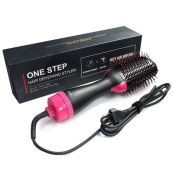 Фен Щітка гребінець 3в1 One step Hair Dryer 1000 Вт 3 режими випрямляч для укладання волосся стайлер з функцією іонізації. Зображення №32