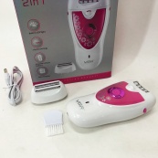 Эпилятор VGR V-722 аккумуляторный 2 скорости 32 пинцета с насадками. Цвет: розовый. Изображение №8