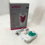 Епілятор VGR V-722 акумуляторний 2 швидкості 32 пінцети з насадками, депілятор для волосся. Колір: зелений. Зображення №12 Епілятор VGR V-722 акумуляторний 2 швидкості 32 пінцети з насадками, депілятор для волосся. Колір: зелений. Зображення №12