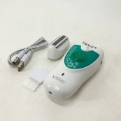 Епілятор VGR V-722 акумуляторний 2 швидкості 32 пінцети з насадками, депілятор для волосся. Колір: зелений. Зображення №13 Епілятор VGR V-722 акумуляторний 2 швидкості 32 пінцети з насадками, депілятор для волосся. Колір: зелений. Зображення №13