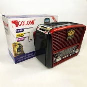 Радіоприймач Golon RX-455S USB / акумулятор сонячна панель, Радіоприймач з гарним прийомом для дачі. Зображення №3