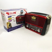 Радіоприймач Golon RX-455S USB / акумулятор сонячна панель, Радіоприймач з гарним прийомом для дачі. Зображення №4