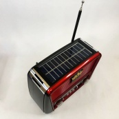 Радіоприймач Golon RX-455S USB / акумулятор сонячна панель, Радіоприймач з гарним прийомом для дачі. Зображення №6