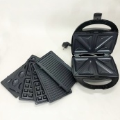 Мультипекарь вафельница бутербродница сендвичница гриль электрическая 4 в 1 с формами Domotec MS-7704. Изображение №15 Мультипекарь вафельница бутербродница сендвичница гриль электрическая 4 в 1 с формами Domotec MS-7704. Изображение №15