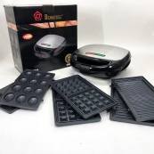 Мультипекарь вафельница бутербродница сендвичница гриль электрическая 4 в 1 с формами Domotec MS-7704. Изображение №21 Мультипекарь вафельница бутербродница сендвичница гриль электрическая 4 в 1 с формами Domotec MS-7704. Изображение №21