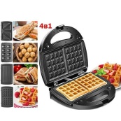 Мультипекарь вафельница бутербродница сендвичница гриль электрическая 4 в 1 с формами Domotec MS-7704. Изображение №24 Мультипекарь вафельница бутербродница сендвичница гриль электрическая 4 в 1 с формами Domotec MS-7704. Изображение №24