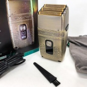 Профессиональная электробритва Шейвер VGR V-335 Shaver с тремя ножевыми блоками, бритва для бороды. Изображение №2 Профессиональная электробритва Шейвер VGR V-335 Shaver с тремя ножевыми блоками, бритва для бороды. Изображение №2