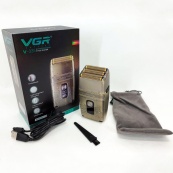 Профессиональная электробритва Шейвер VGR V-335 Shaver с тремя ножевыми блоками, бритва для бороды. Изображение №9 Профессиональная электробритва Шейвер VGR V-335 Shaver с тремя ножевыми блоками, бритва для бороды. Изображение №9