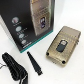 Профессиональная электробритва Шейвер VGR V-335 Shaver с тремя ножевыми блоками, бритва для бороды. Изображение №13 Профессиональная электробритва Шейвер VGR V-335 Shaver с тремя ножевыми блоками, бритва для бороды. Изображение №13