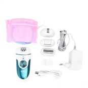 Эпилятор VGR V-700 Женский беспроводной с подсветкой для ног и зоны бикини, пемза, электробритва для ног. Изображение №7
