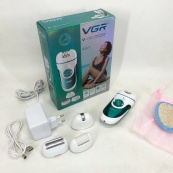 Эпилятор VGR V-700 Женский беспроводной с подсветкой для ног и зоны бикини, пемза, электробритва для ног. Изображение №11