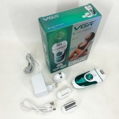 Эпилятор VGR V-700 Женский беспроводной с подсветкой для ног и зоны бикини, пемза, электробритва для ног. Изображение №13