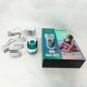 Эпилятор VGR V-700 Женский беспроводной с подсветкой для ног и зоны бикини, пемза, электробритва для ног. Изображение №17