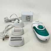 Эпилятор VGR V-700 Женский беспроводной с подсветкой для ног и зоны бикини, пемза, электробритва для ног. Изображение №19