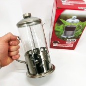 Заварник френч-прес Unique UN-1154 1 л, Гарний заварник, Заварочник для кухні, Френчпрес. Зображення №2