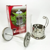 Заварник френч-прес Unique UN-1154 1 л, Гарний заварник, Заварочник для кухні, Френчпрес. Зображення №7